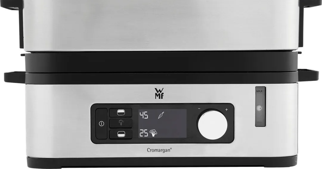 WMF KITCHENminis Stoomkoker 2 Schalen - RVS - 4 Programma's
