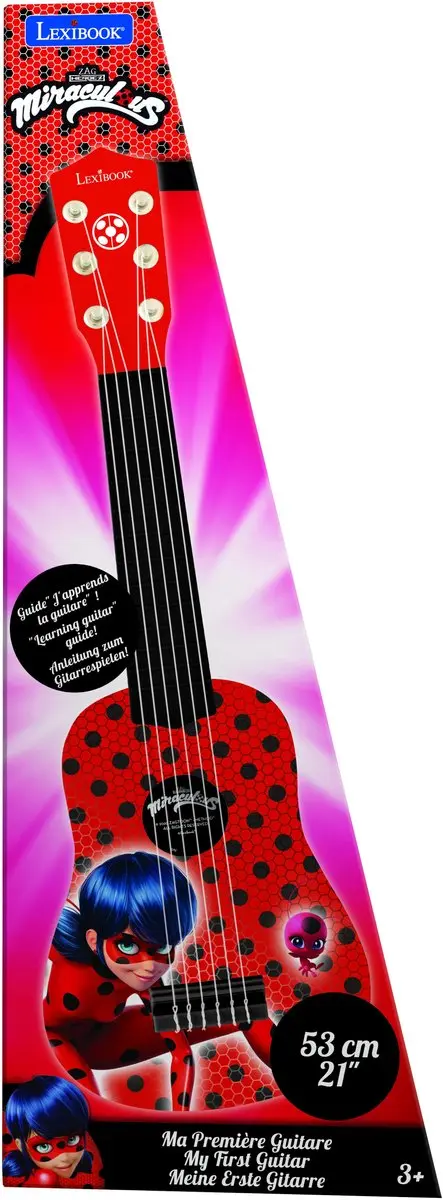 Lexibook Miraculous Mijn Eerste Gitaar - 53cm - afbeelding 6 van 6