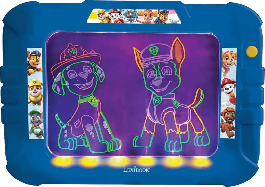 Lexibook Paw Patrol Neon Tekenbord - Blauw - afbeelding 3 van 6