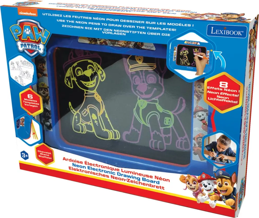 Lexibook Paw Patrol Neon Tekenbord - Blauw - afbeelding 2 van 6