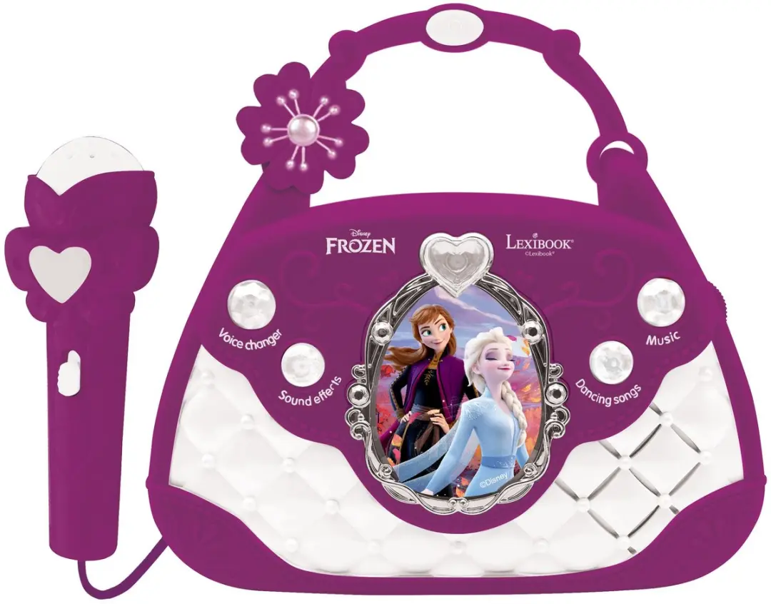 Frozen Musical Speaker Handbag design met microfoon, Voice changer en Line-In ca