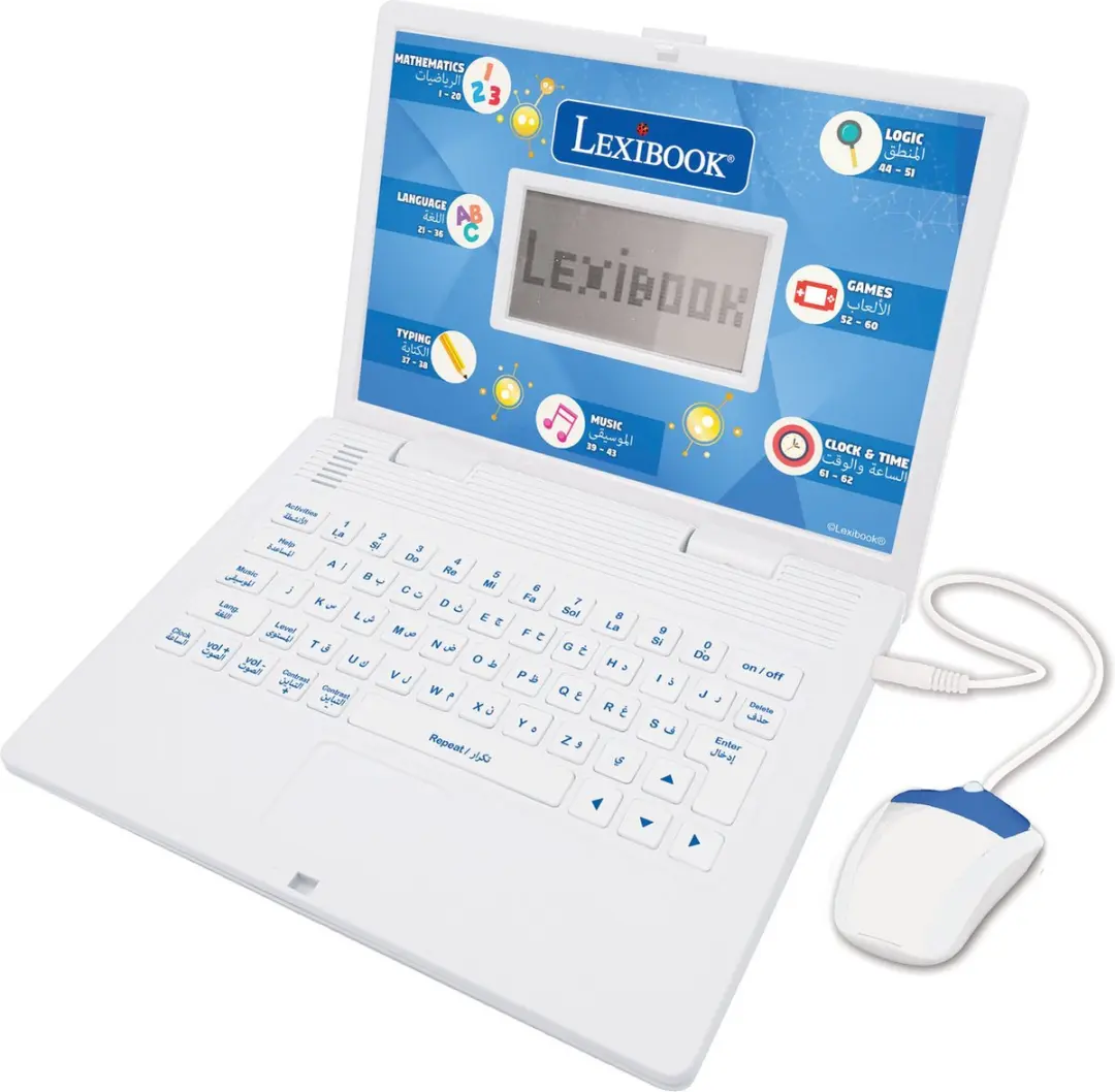 Tweetalige educatieve laptop Arabisch/Engels