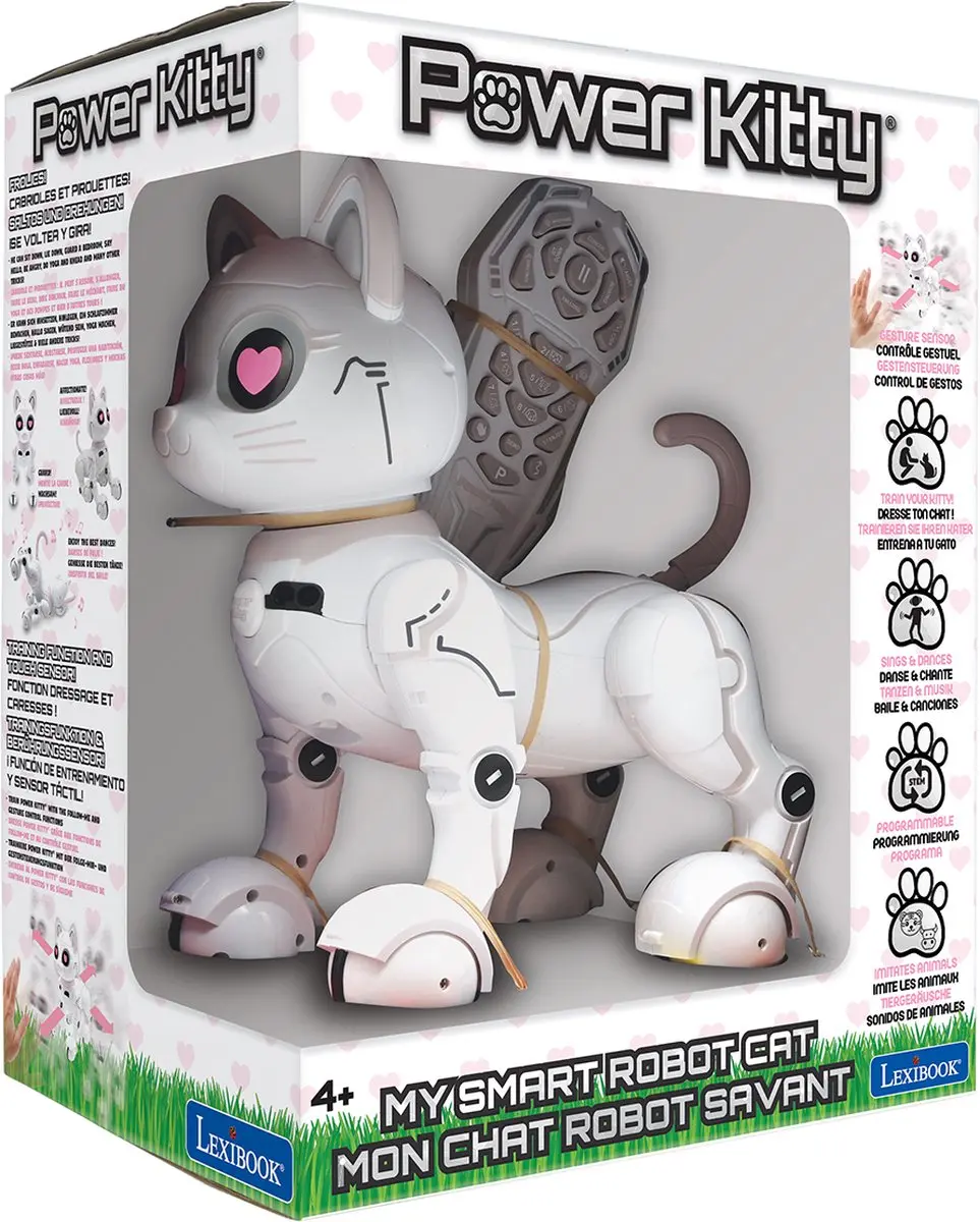 Lexibook Robot Kitty KITTY01 Robotica Kit - Wit - afbeelding 5 van 6