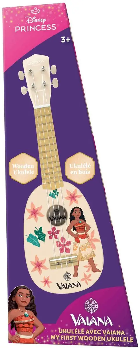 Ukulele Vaina en bois avec cordes en nylon - 53 cm