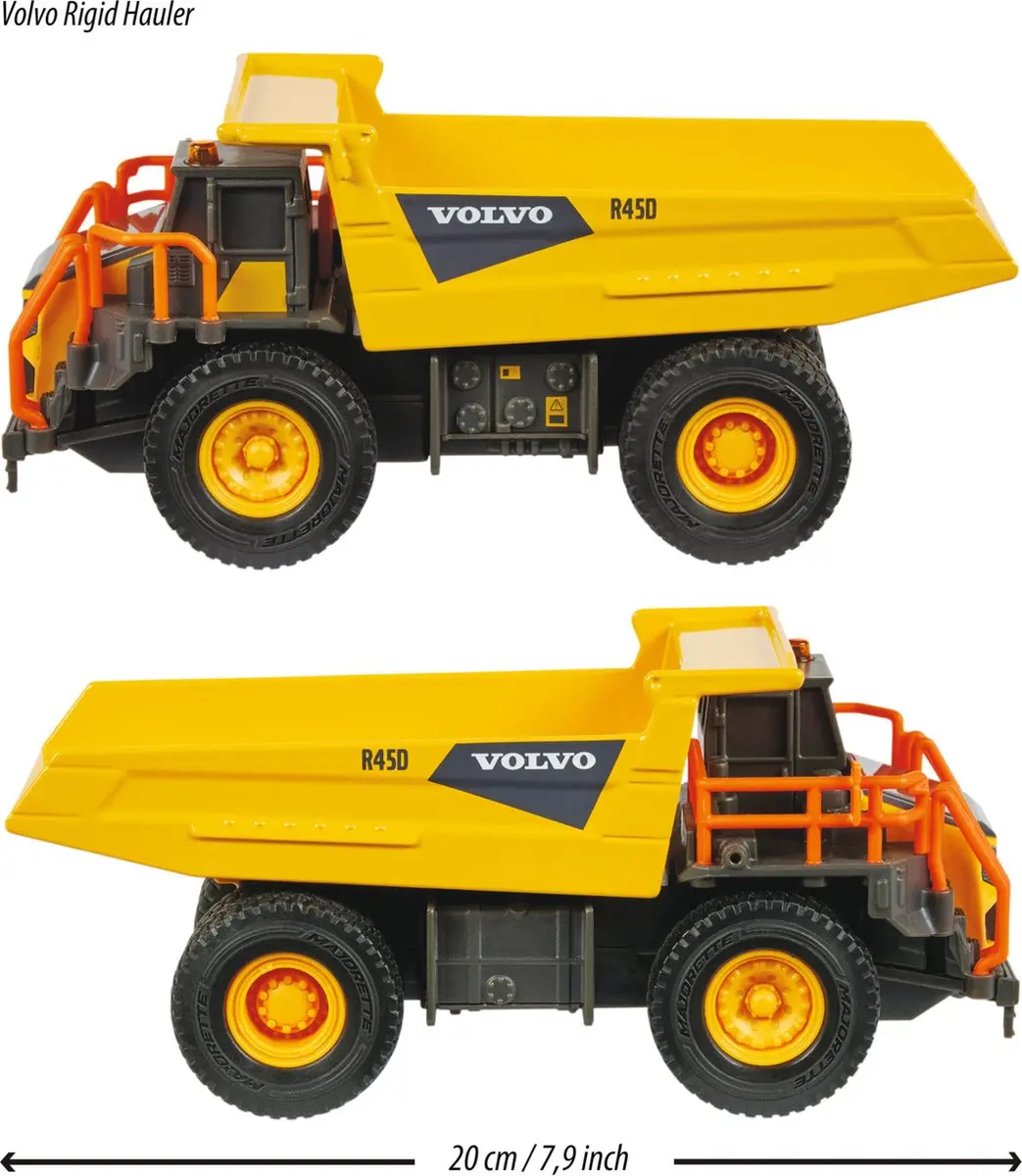 Majorette Volvo Kiepwagen Grand Series - 20cm - afbeelding 5 van 6