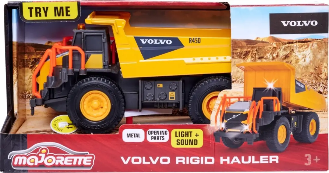 Majorette Volvo Kiepwagen Grand Series - 20cm - afbeelding 2 van 6