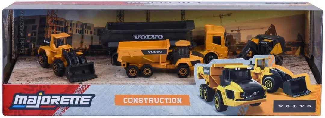 Majorette Volvo Geschenkdoos 4 Modelauto's - 1:64 - afbeelding 4 van 5
