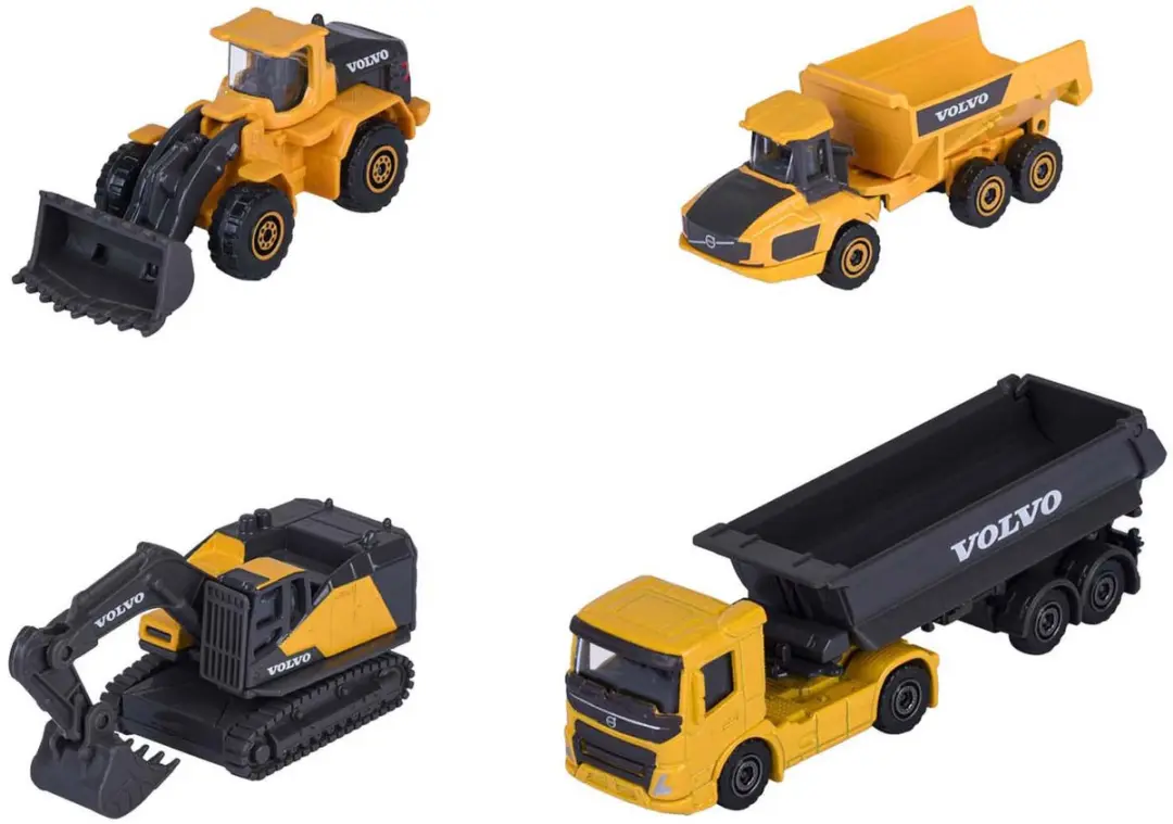 Majorette Volvo Geschenkdoos 4 Modelauto's - 1:64 - afbeelding 3 van 5