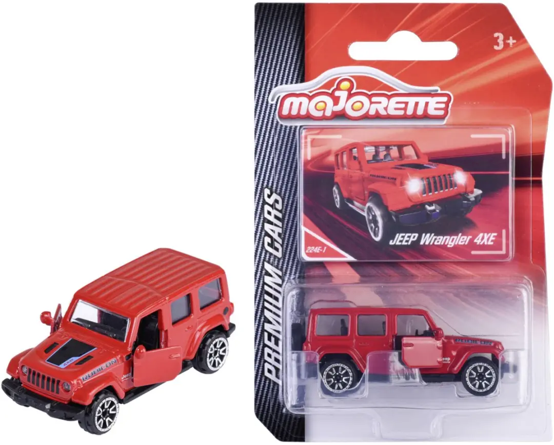 Majorette Jeep Wrangler Rood 212053052Q44