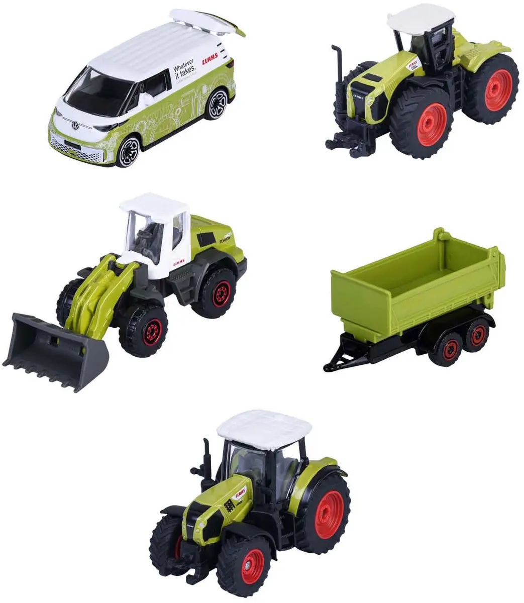 Majorette Claas Tractoren Geschenkdoos 5 Stuks - Schaal 1:64 - afbeelding 4 van 6