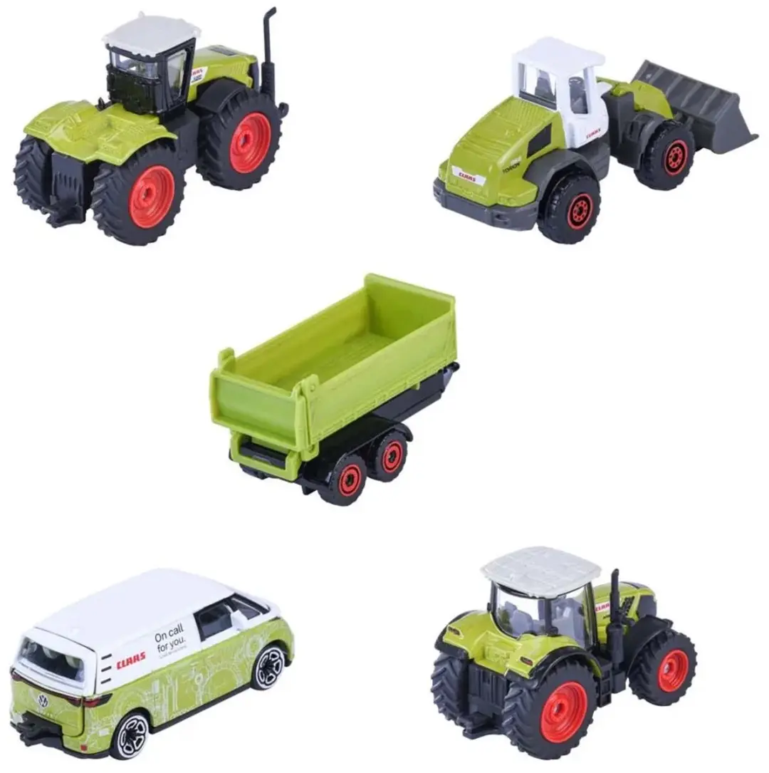 Majorette Claas Tractoren Geschenkdoos 5 Stuks - Schaal 1:64 - afbeelding 6 van 6