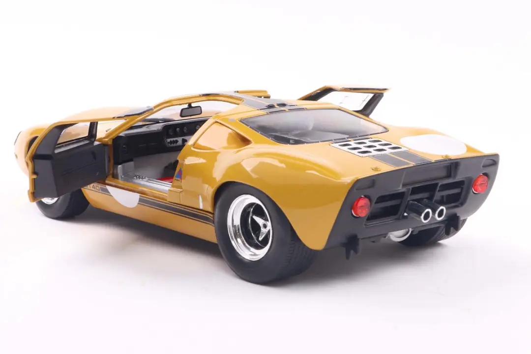 Solido Ford GT40 MK1 1968 - Schaal 1:18 - Geel - afbeelding 6 van 6