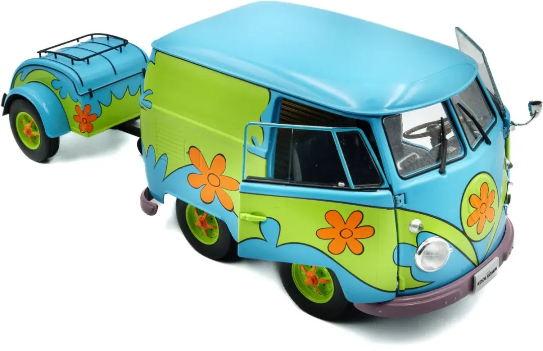 Solido Ghost Hunters Volkswagen T1 Kool Kombi modelauto 1:18 - afbeelding 3 van 6