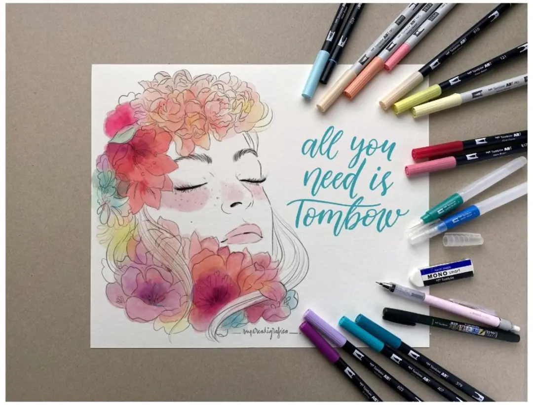 Tombow Bristol Tekenpapier A4 - Glad Papier - 250g - 25 Vel - afbeelding 3 van 6