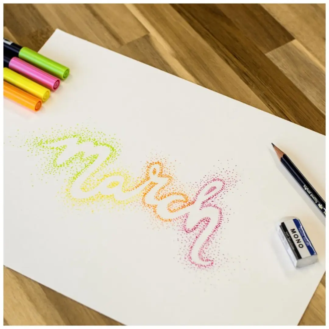 Tombow Bristol Tekenpapier A4 - Glad Papier - 250g - 25 Vel - afbeelding 2 van 6