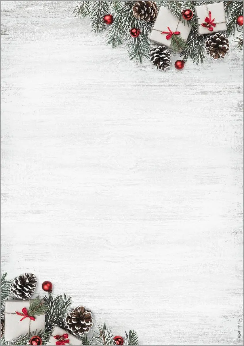 Sigel Scandinave Kerstmotief Druipapier A4 DP416