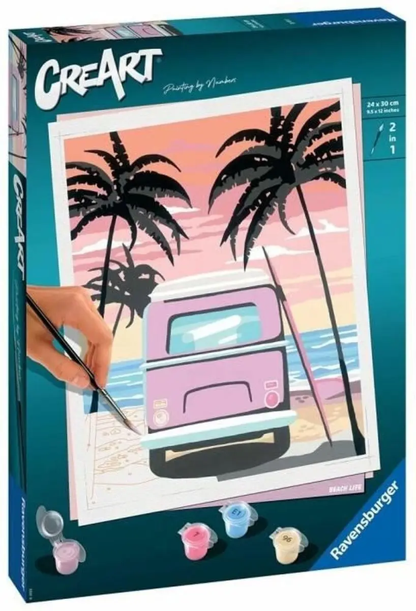 Ravensburger CreArt Beach Life Schilderen op Nummer