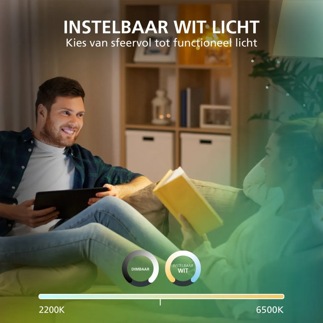 EGLO connect.z Moradillo Smart LED Paneel 39,5x39,5cm - Wit - Zigbee