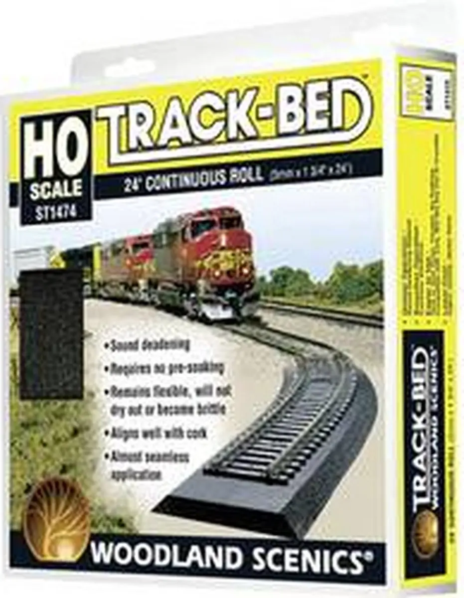 Woodland Scenics WST1474 H0 Ballastbedding 7300x47x5mm - afbeelding 2 van 2