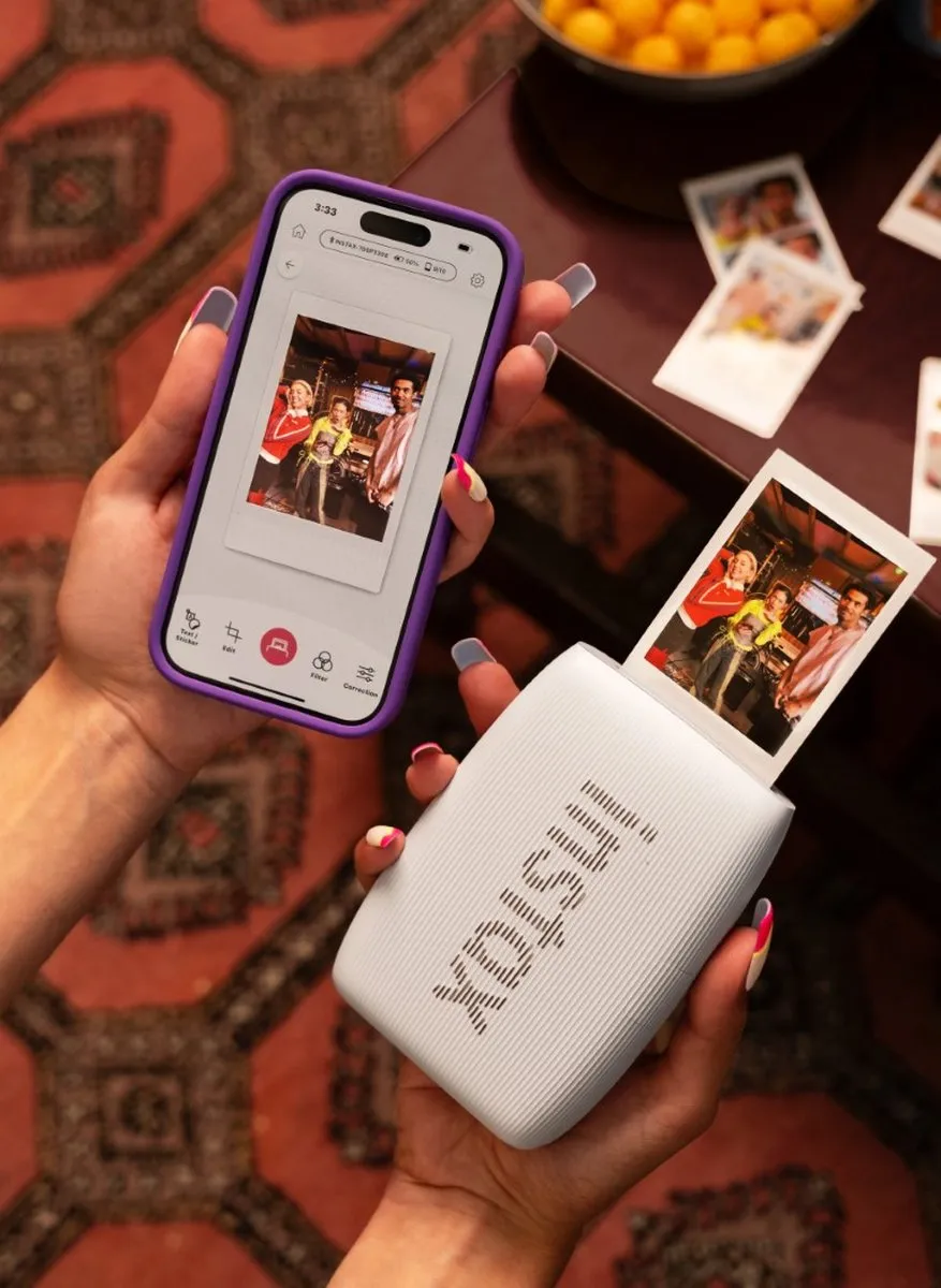 Fujifilm Instax mini Link 3 Pocket Printer - Clay White - afbeelding 6 van 6