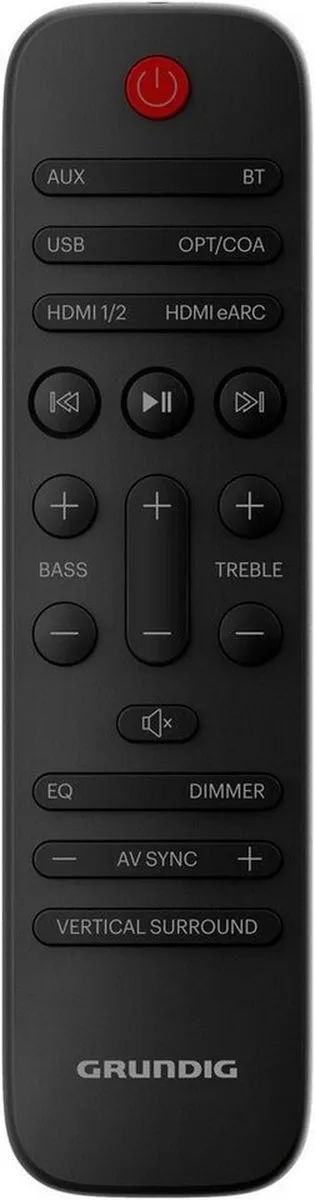 Grundig DSB 3000, 3.1.2 kanalen, 290 W, Dolby Atmos, Zwart, LED, Bedraad en draadloos