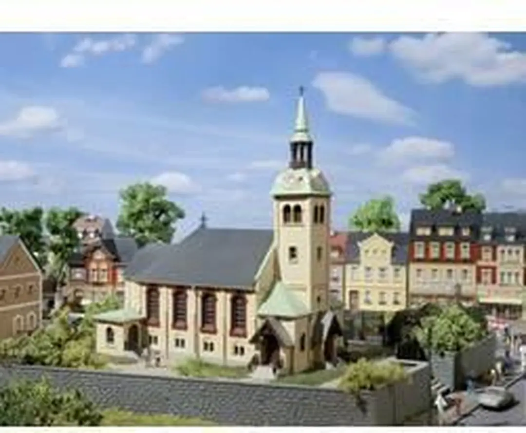 Auhagen 12229 Kerk Bornichen - H0/TT - afbeelding 6 van 6