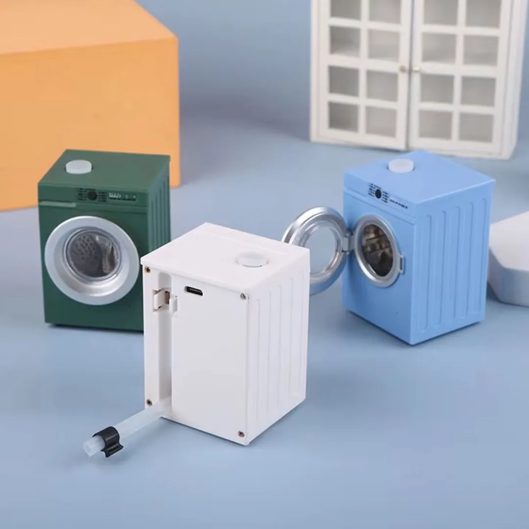 RedParrot Mini Wasmachine Poppenhuis - Wit