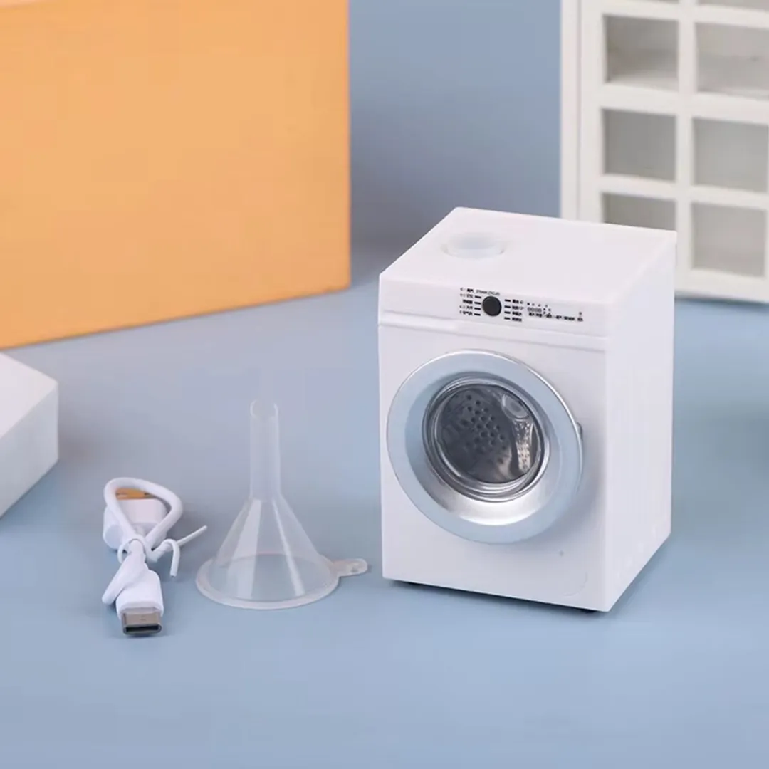 RedParrot Mini Wasmachine Poppenhuis - Wit