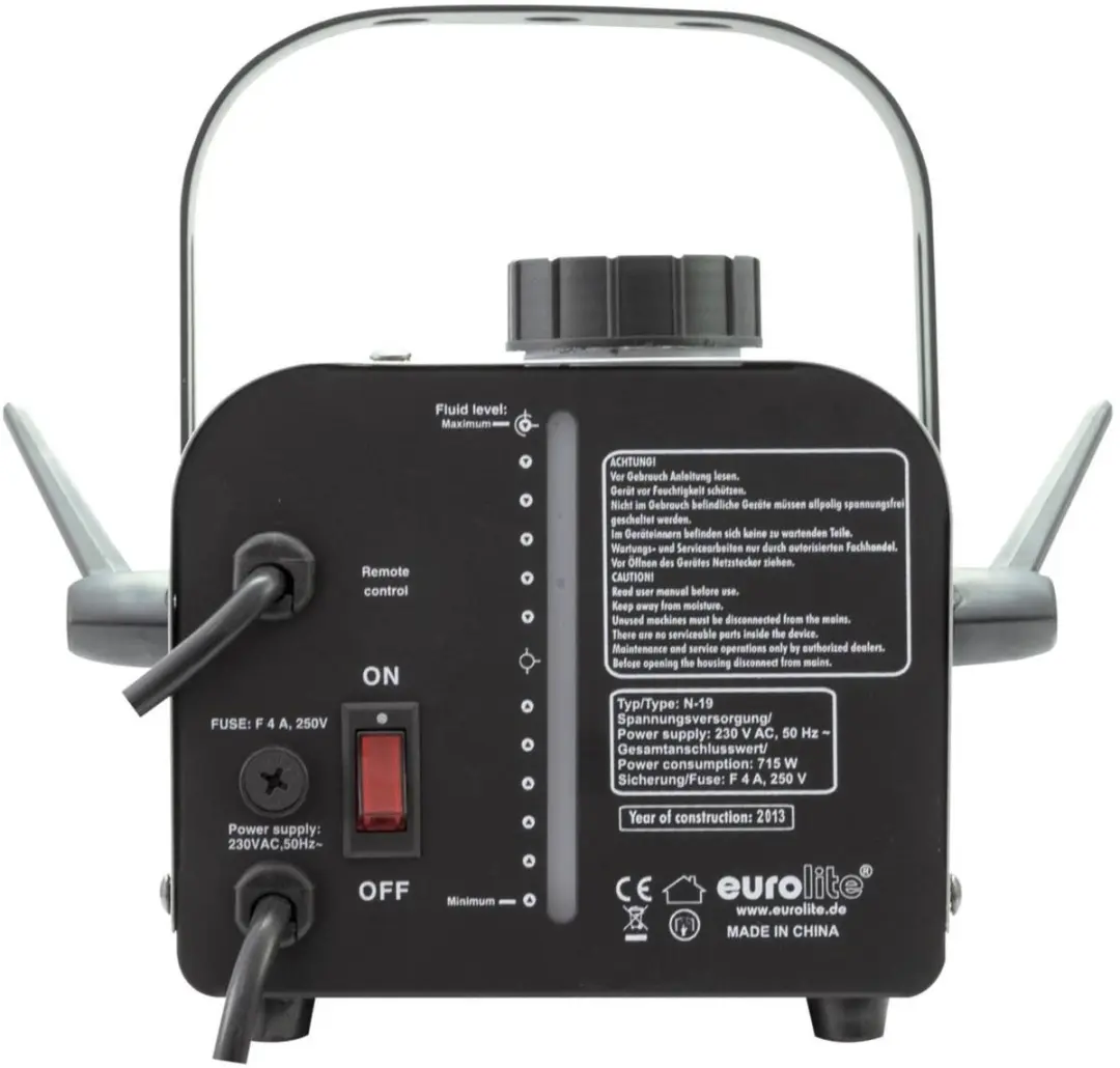 Eurolite N-19 Rookmachine 700W - afbeelding 4 van 5
