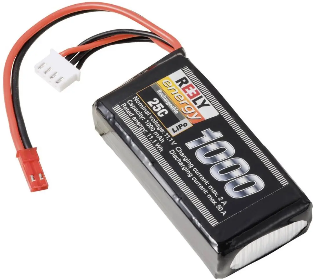 Reely LiPo accupack 11.1V 1000mAh 3S 25C