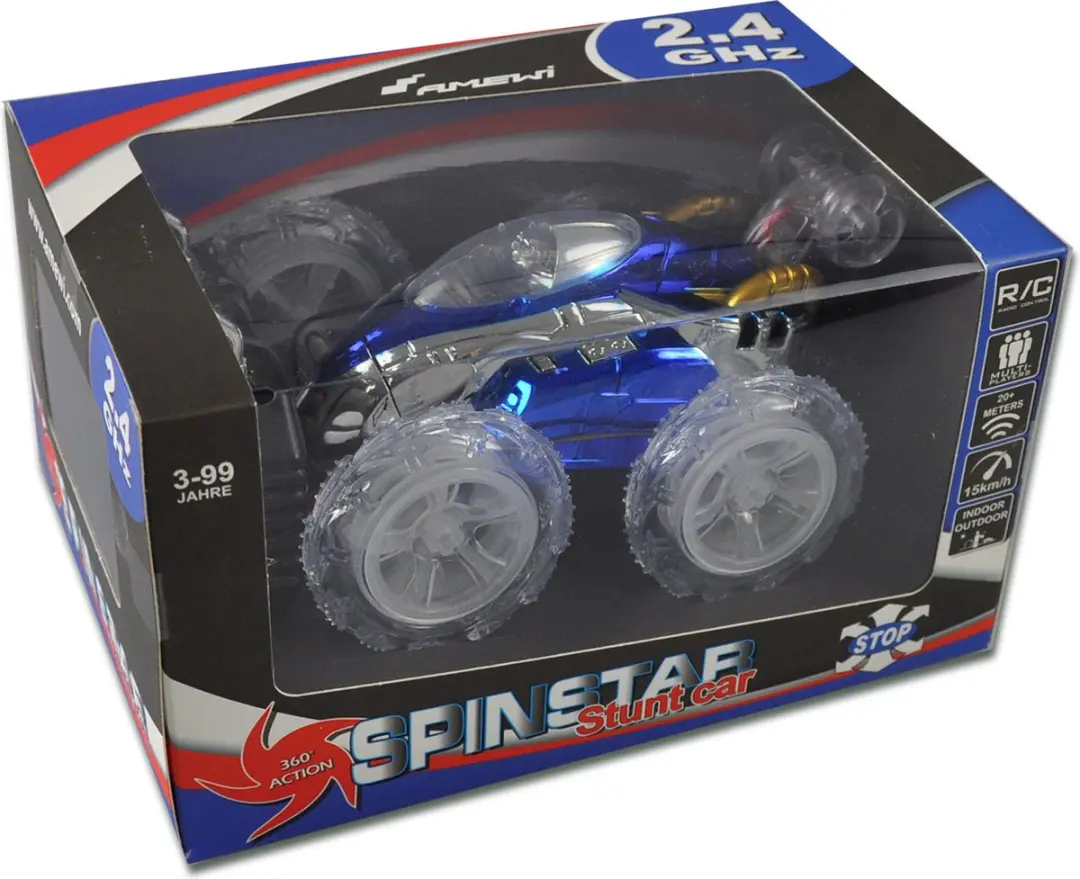 Amewi Spinstar 22409 RC modelauto - Blauw - afbeelding 3 van 6