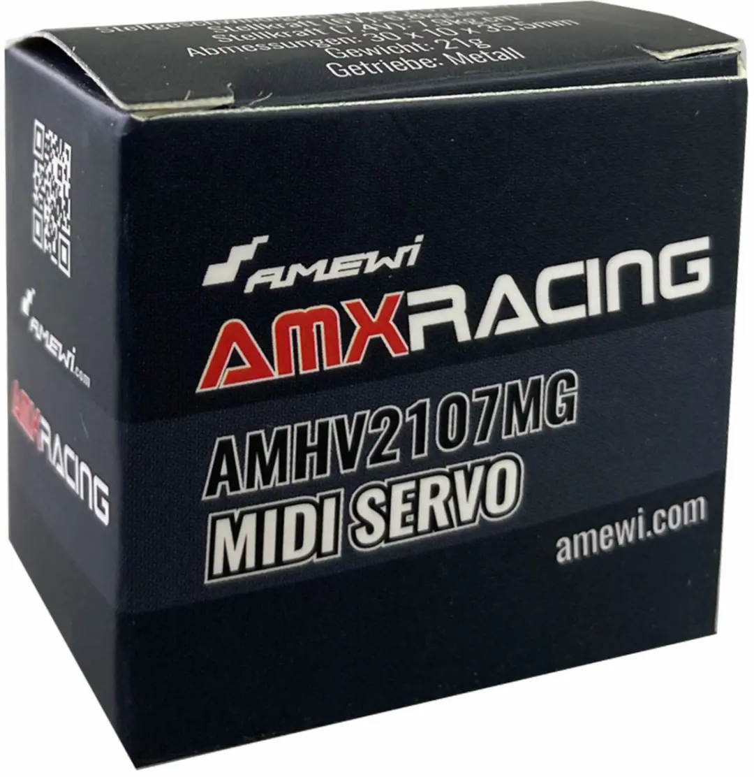 Amewi AMXRacing 1181MG Midi Servo - Metaal - Zwart - afbeelding 3 van 5