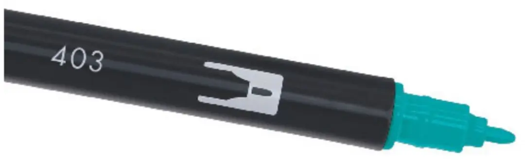 Tombow ABT Dual Brush Pen 403 - Bright Blue - afbeelding 3 van 6