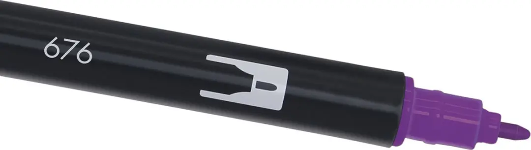 Tombow ABT Dual Brush Pen 676 Royal Purple - afbeelding 4 van 6