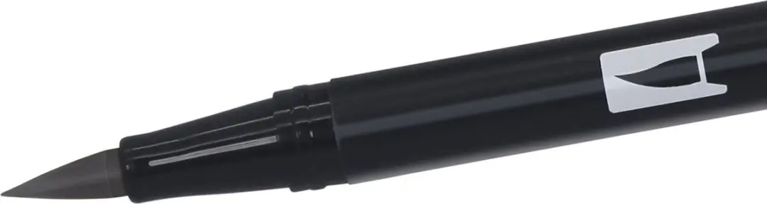 Tombow ABT Dual Brush Pen N25 - Lamp Black - afbeelding 2 van 6