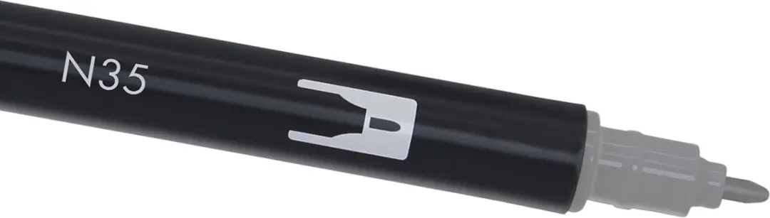 Tombow ABT Dual Brush Pen N35 - Cool Gray 12 - afbeelding 3 van 6