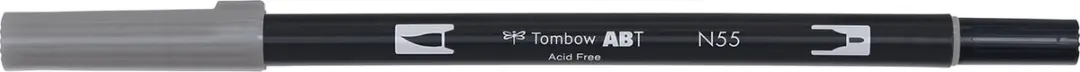 Tombow ABT Dual Brush Pen N55 - Cool Gray 7 - afbeelding 4 van 6