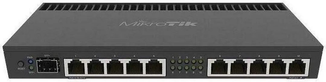 MikroTik RB4011iGS+RM Router - 10x Gigabit LAN - Zwart