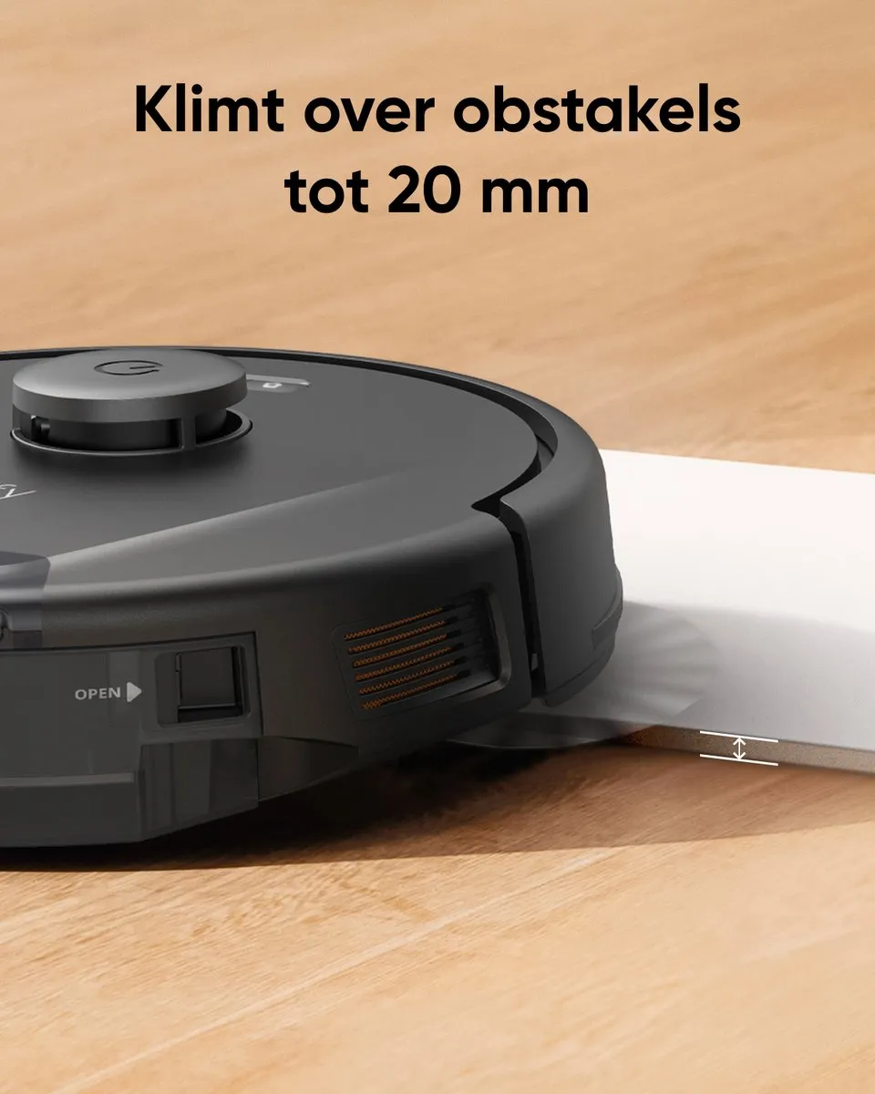 eufy Clean L60 Hybrid Robotstofzuiger met dweilfunctie - Robot Vacuum - 5.000 Pa Zuigkracht, Bestuurbaar via smartphone