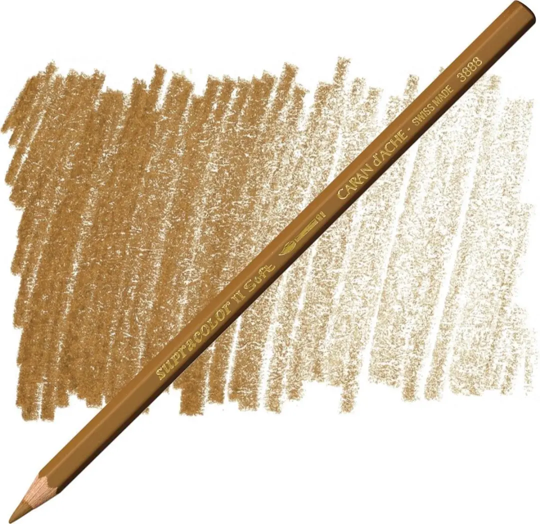 Caran d'Ache Supracolor aquarel potlood 037 brown ochre
