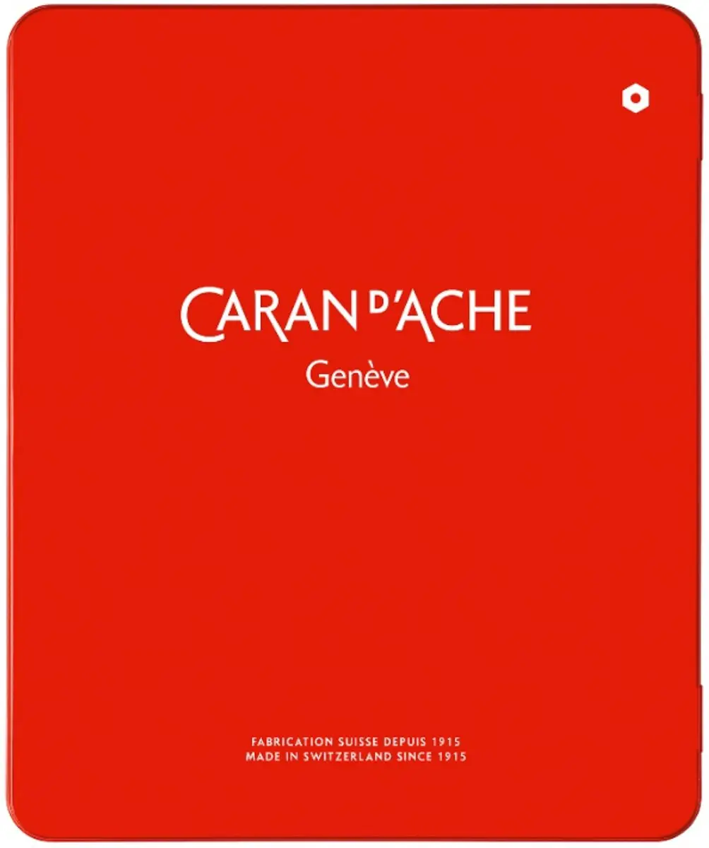 Caran d'Ache blik voor 18 kleurpotloden (leeg)