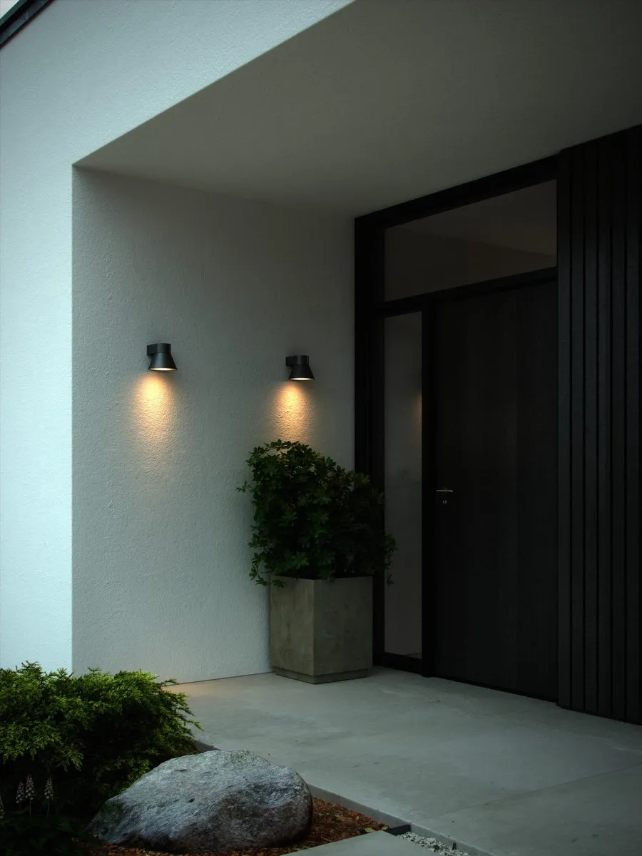 Nordlux Kyklop Cone Wandlamp GU10 - Zwart