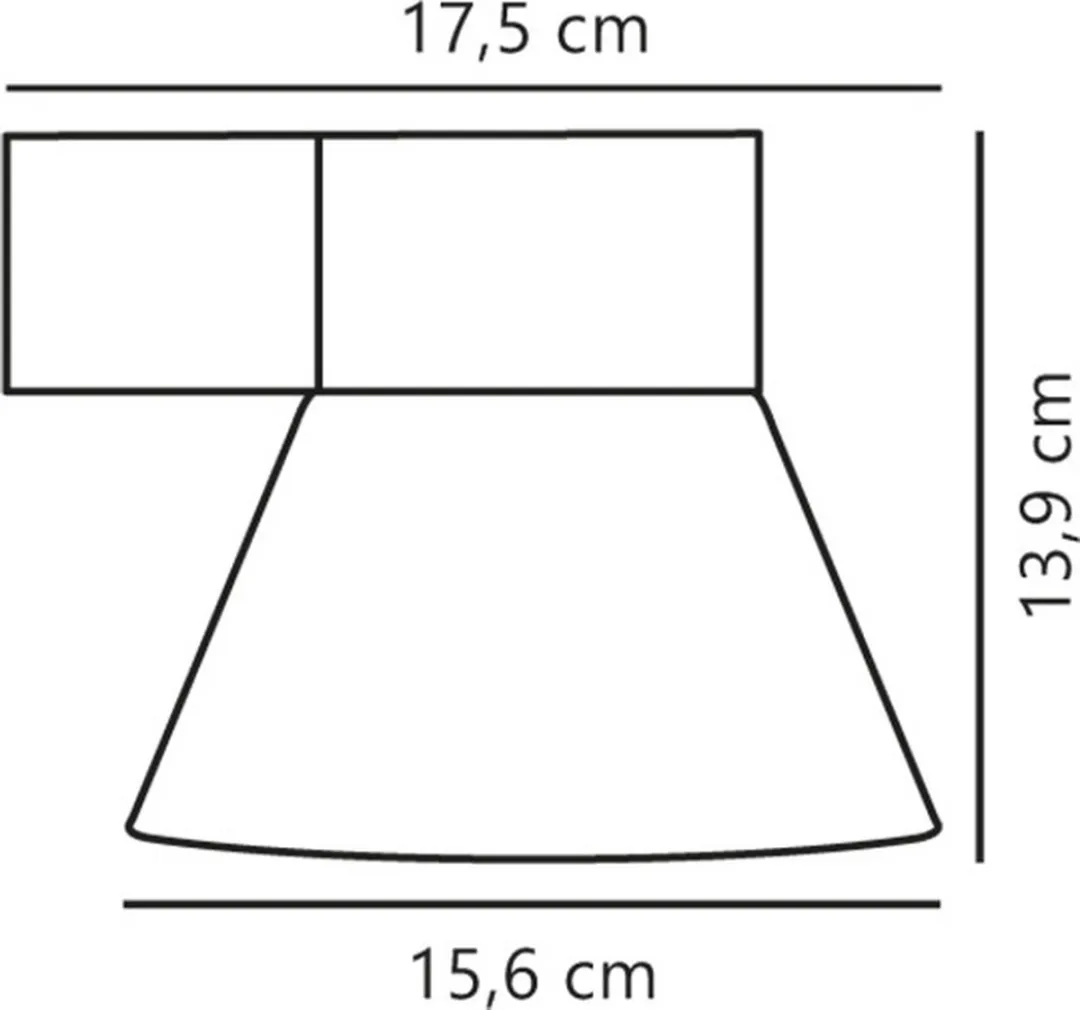 Nordlux Kyklop Cone Wandlamp GU10 - Zwart