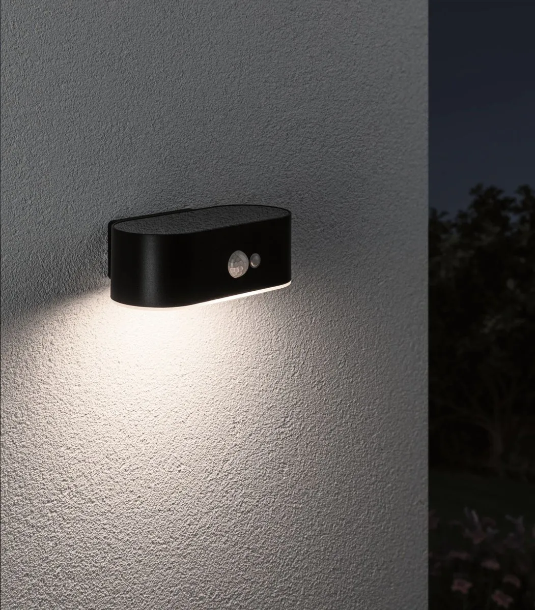 Paulmann Adya Solar LED Wandarmatuur - Bewegingsmelder IP44 200lm