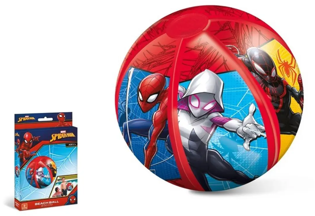 Mondo Spiderman Strandbal - 50cm - afbeelding 5 van 6