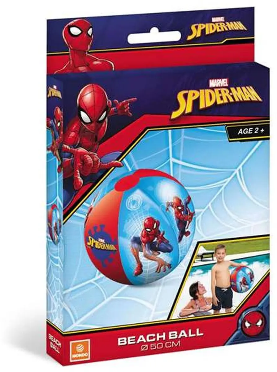 Mondo Spiderman Strandbal - 50cm - afbeelding 3 van 6