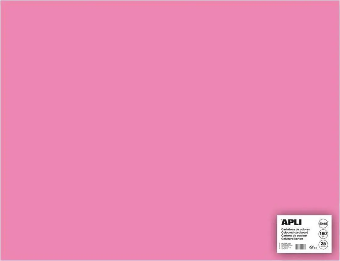 APLI  Roze Karton 50 x 65 cm 170 g/m²