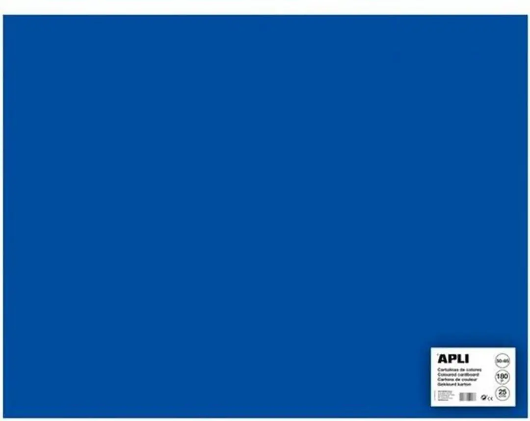 APLI  Donkerblauw Karton 50 x 65 cm 170 g/m²
