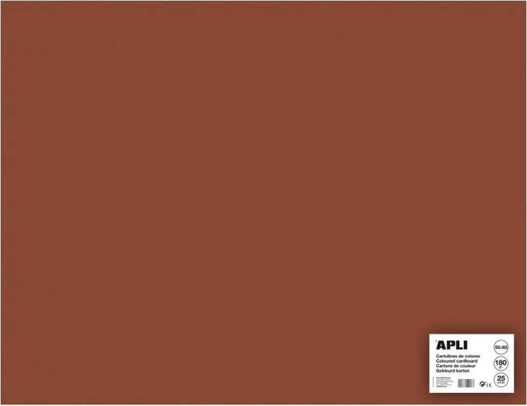 APLI  Bruin Karton 50 x 65 cm 170 g/m²