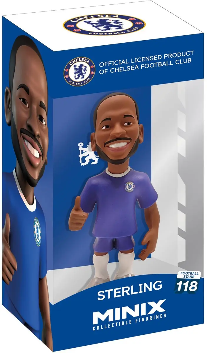 Minix Football Stars #118 Raheem Sterling Figuur